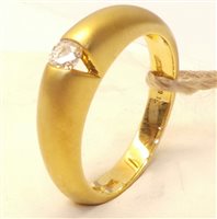 Ring Salvini Woman in Yellow Gold Diamante 0.16 Ct N64269T-15